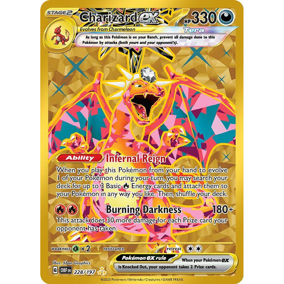 Charizard ex #228 Pokemon Obsidian Flames 1