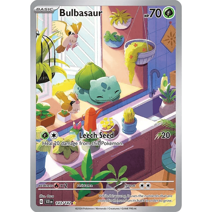 Bulbasaur #143/142 Pokémon Stellar Crown 1