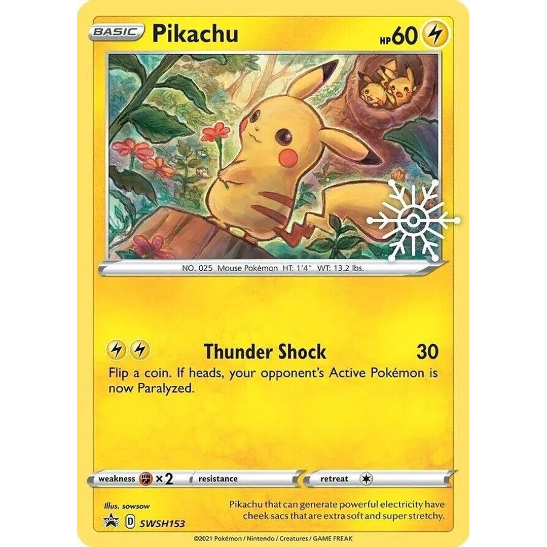 Pikachu [Snowflake Stamp] #SWSH153 Pokémon Promo 1