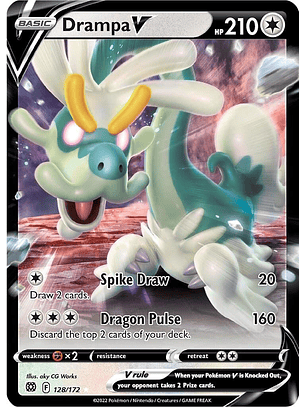 Drampa V #128/172 Pokémon Brilliant Stars