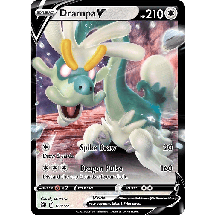 Drampa V #128/172 Pokémon Brilliant Stars 1