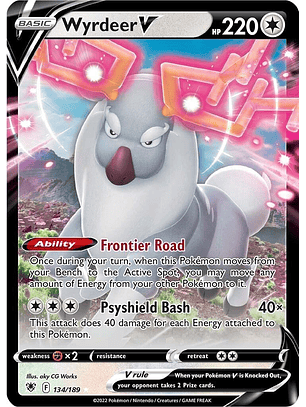 Wyrdeer V #134/189 Pokémon Astral Radiance