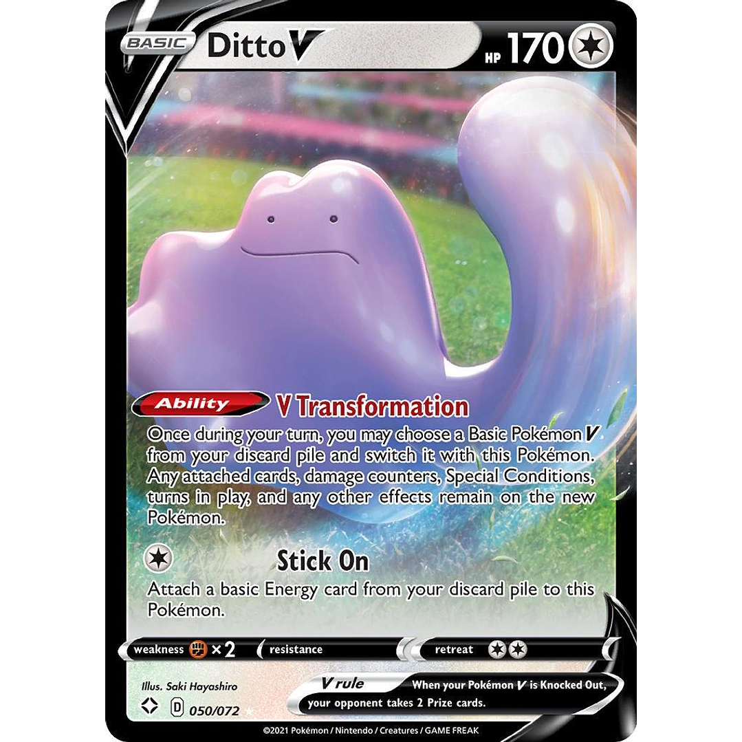 Ditto V #50/72 Pokémon Shining Fates 1