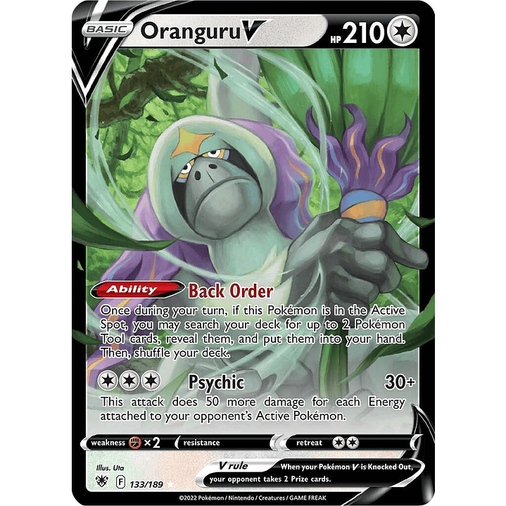 Oranguru V #133/189 Pokémon Astral Radiance 1