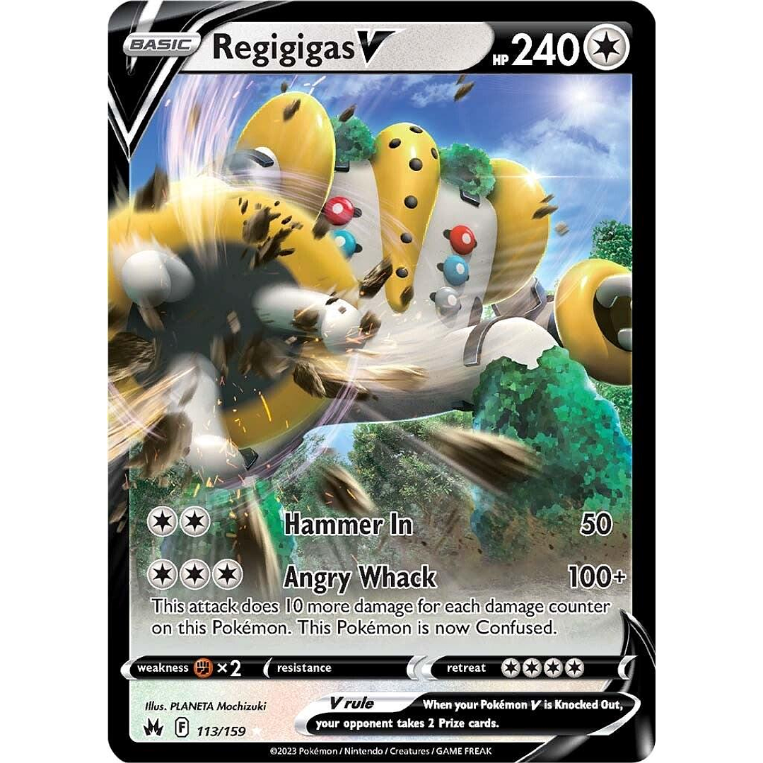 Regigigas V #113/159 Pokémon Crown Zenith 1