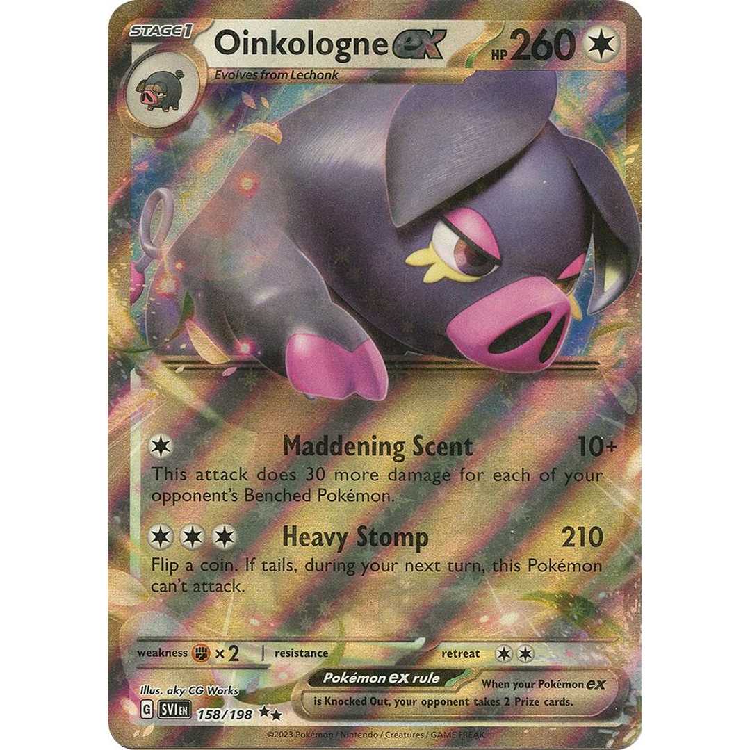Oinkologne ex #158/198 Pokémon Scarlet & Violet 1