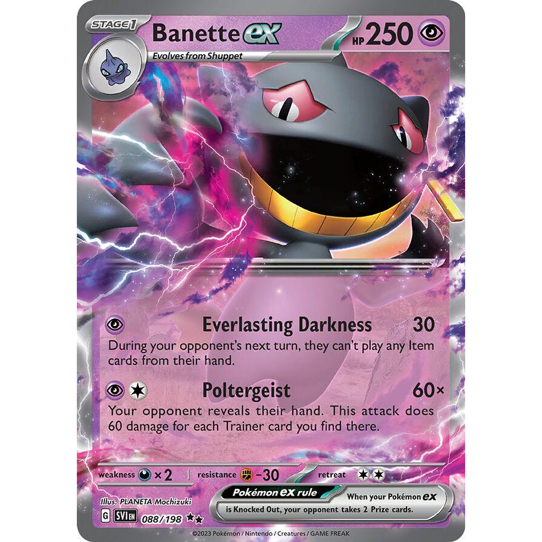 Banette ex #88/198 Pokémon Scarlet & Violet 1