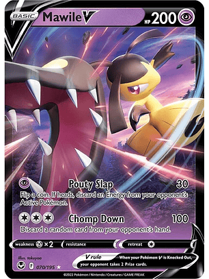 Mawile V #70/195 Pokémon Silver Tempest