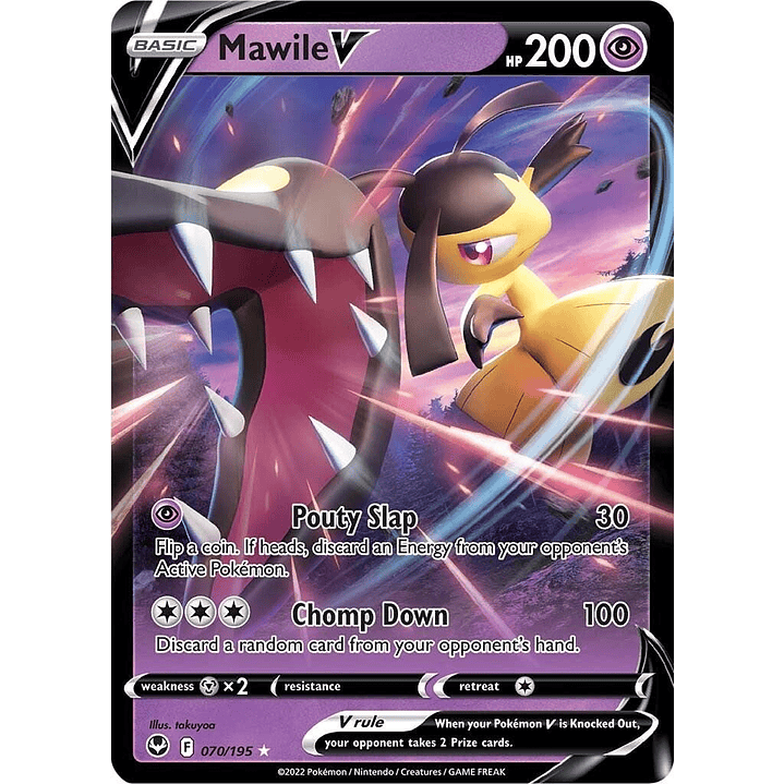 Mawile V #70/195 Pokémon Silver Tempest 1