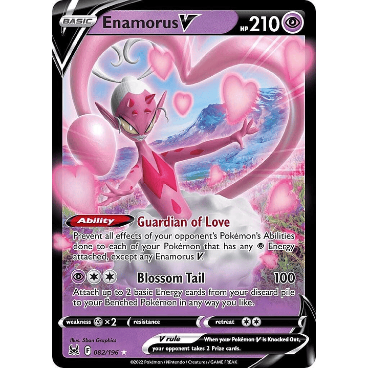 Enamorus V #82/196 Pokémon Lost Origin 1