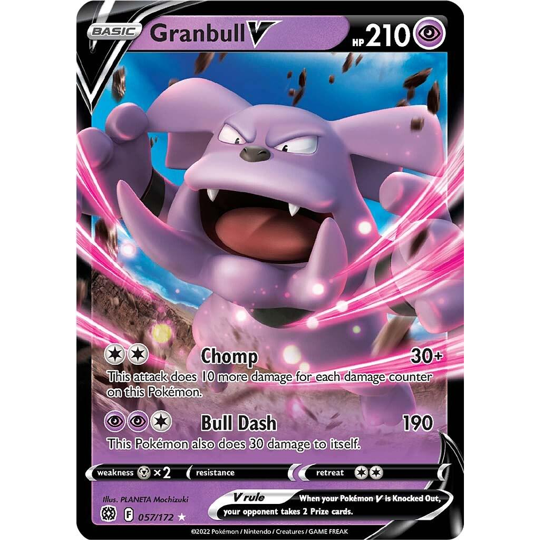 Granbull V #57/172 Pokémon Brilliant Stars 1