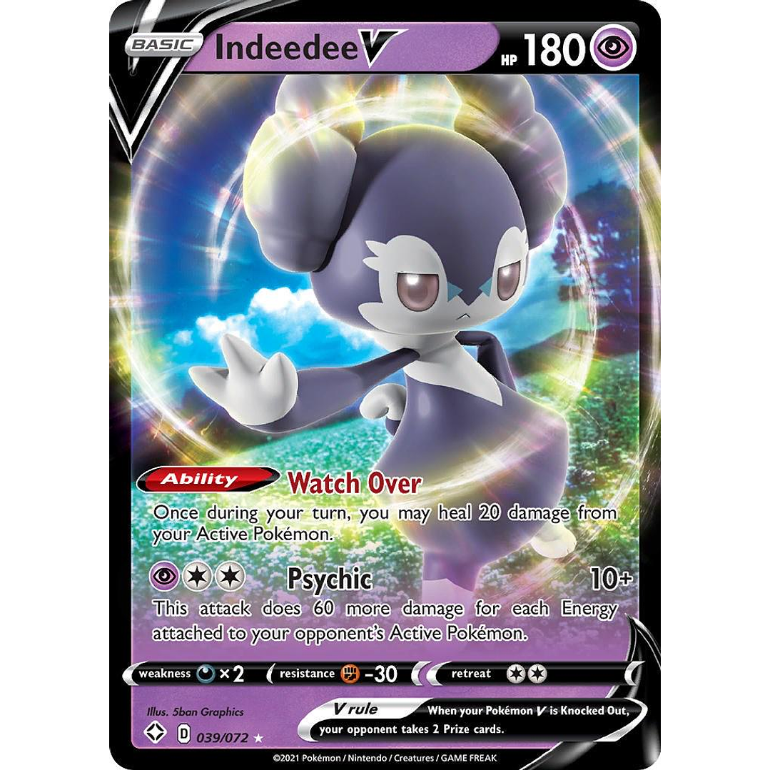Indeedee V #3972 Pokémon Shining Fates 1