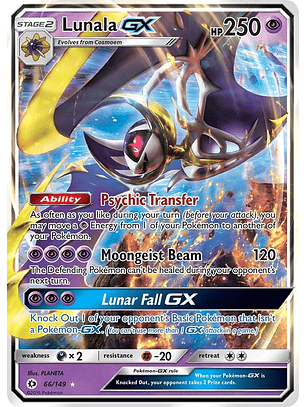 Lunala GX #66/149 Pokémon Sun & Moon