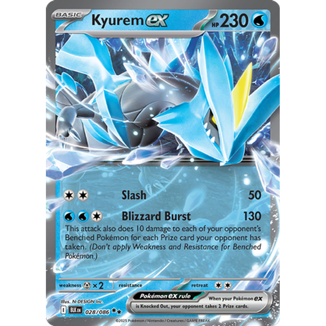 Kyurem ex #28/86 Black Bolt 1