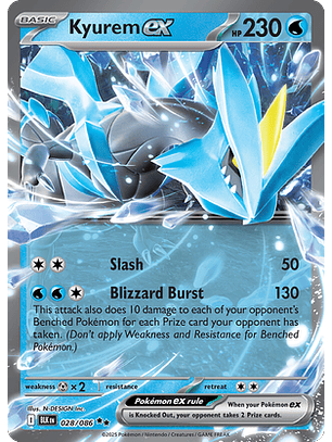 Kyurem ex #28/86 Black Bolt