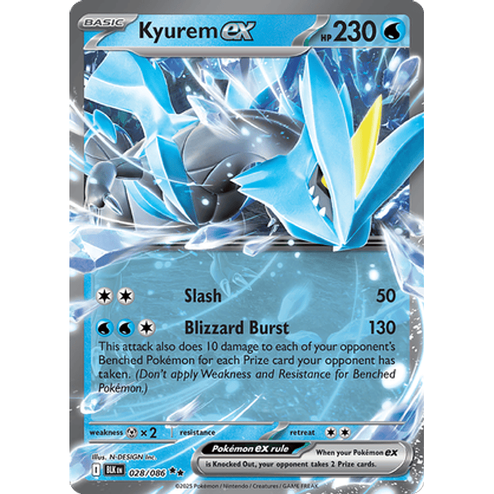 Kyurem ex #28/86 Black Bolt 1