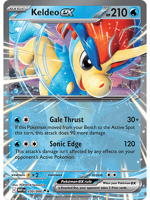 Keldeo ex #30/86 White Flare