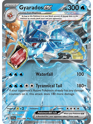 Gyarados ex #45/198 Pokemon Scarlet & Violet