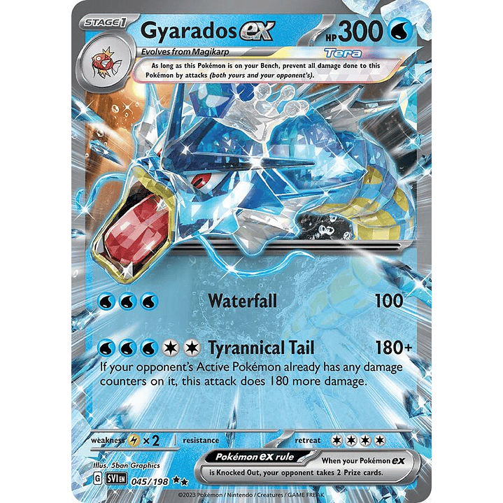 Gyarados ex #45/198 Pokemon Scarlet & Violet 1