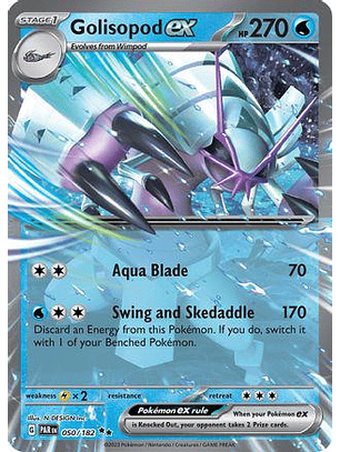 Golisopod ex [Holo] #50/182 Pokémon Paradox Rift