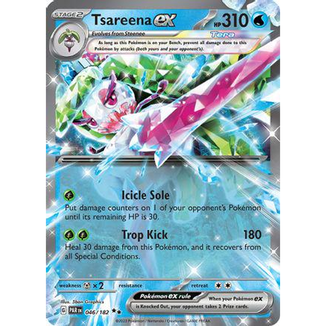 Tsareena ex #46/182 Pokémon Paradox Rift 1
