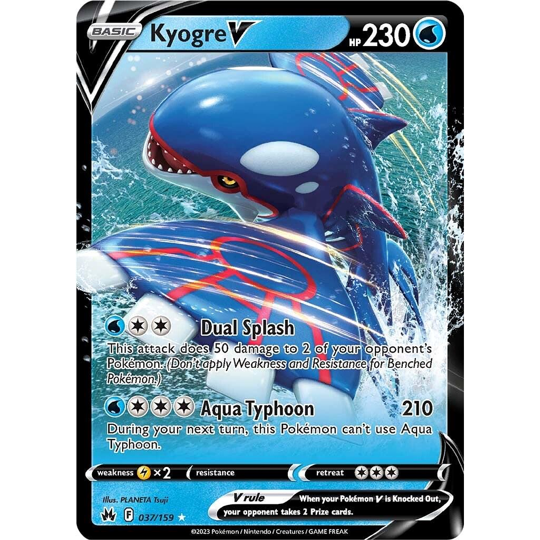 Kyogre V #37/159 Pokémon Crown Zenith 1