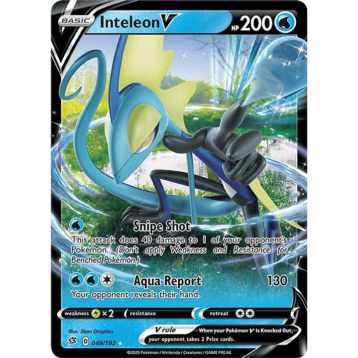 Inteleon V #49/192 Pokemon Rebel Clash 1