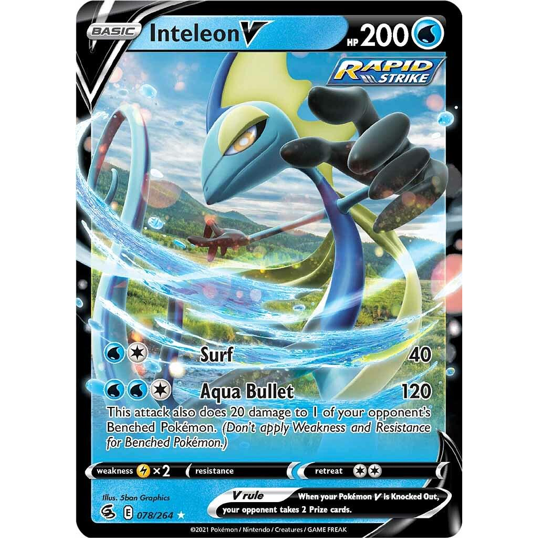 Inteleon V #78/264 Pokémon Fusion Strike 1