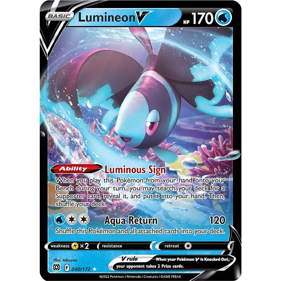 Lumineon V #40/172 Pokémon Brilliant Stars 1