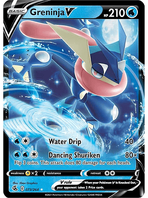 Greninja V #73/264 Pokémon Fusion Strike