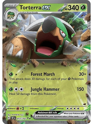 Torterra ex #12/162 Pokémon Temporal Forces