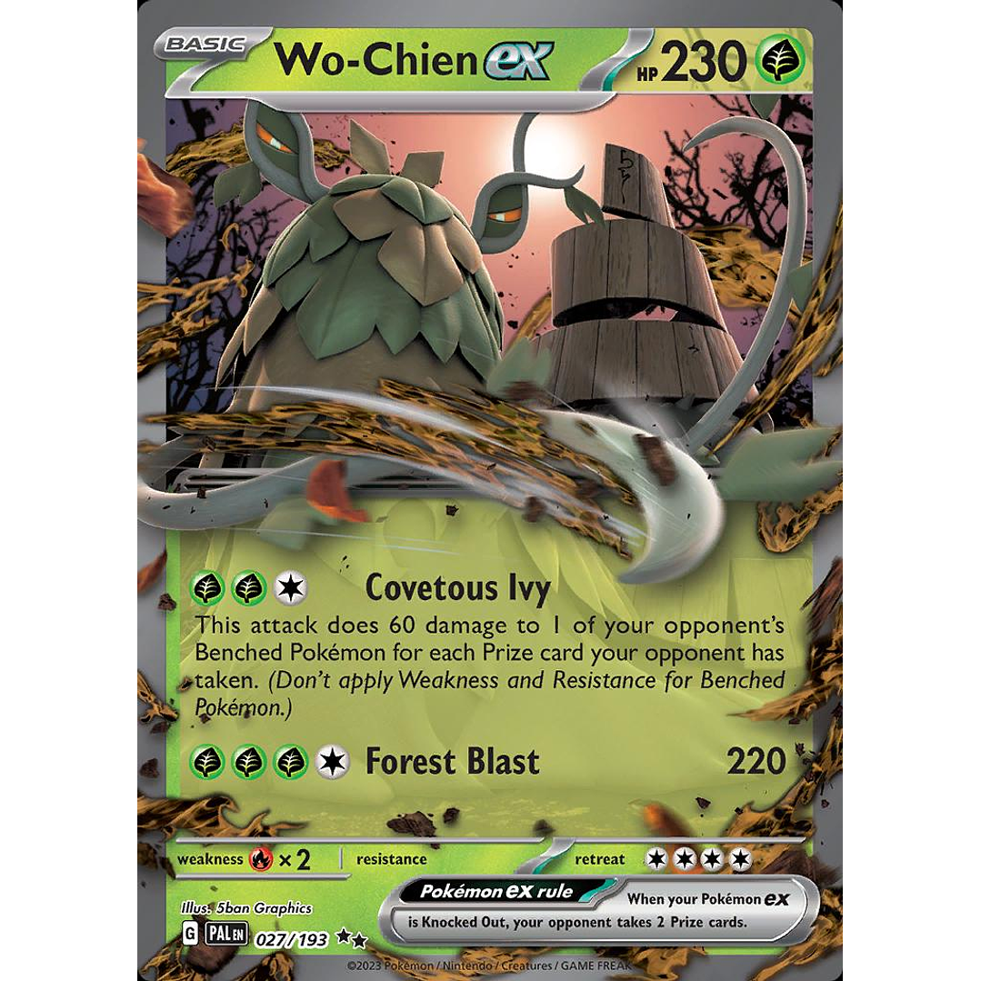 Wo-Chien ex #27/193 Pokémon Paldea Evolved 1