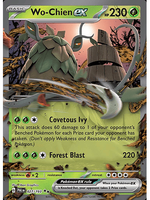 Wo-Chien ex #27/193 Pokémon Paldea Evolved