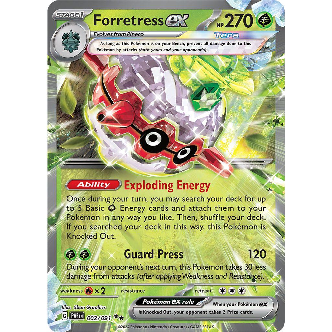 Forretress ex #2/91 Pokémon Paldean Fates 1