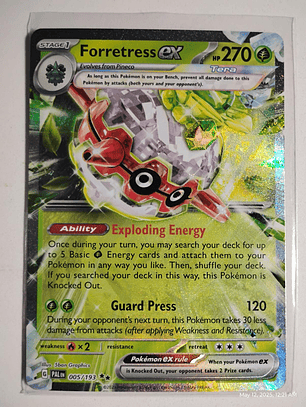 Forretress ex #5/193 Pokémon Paldea Evolved