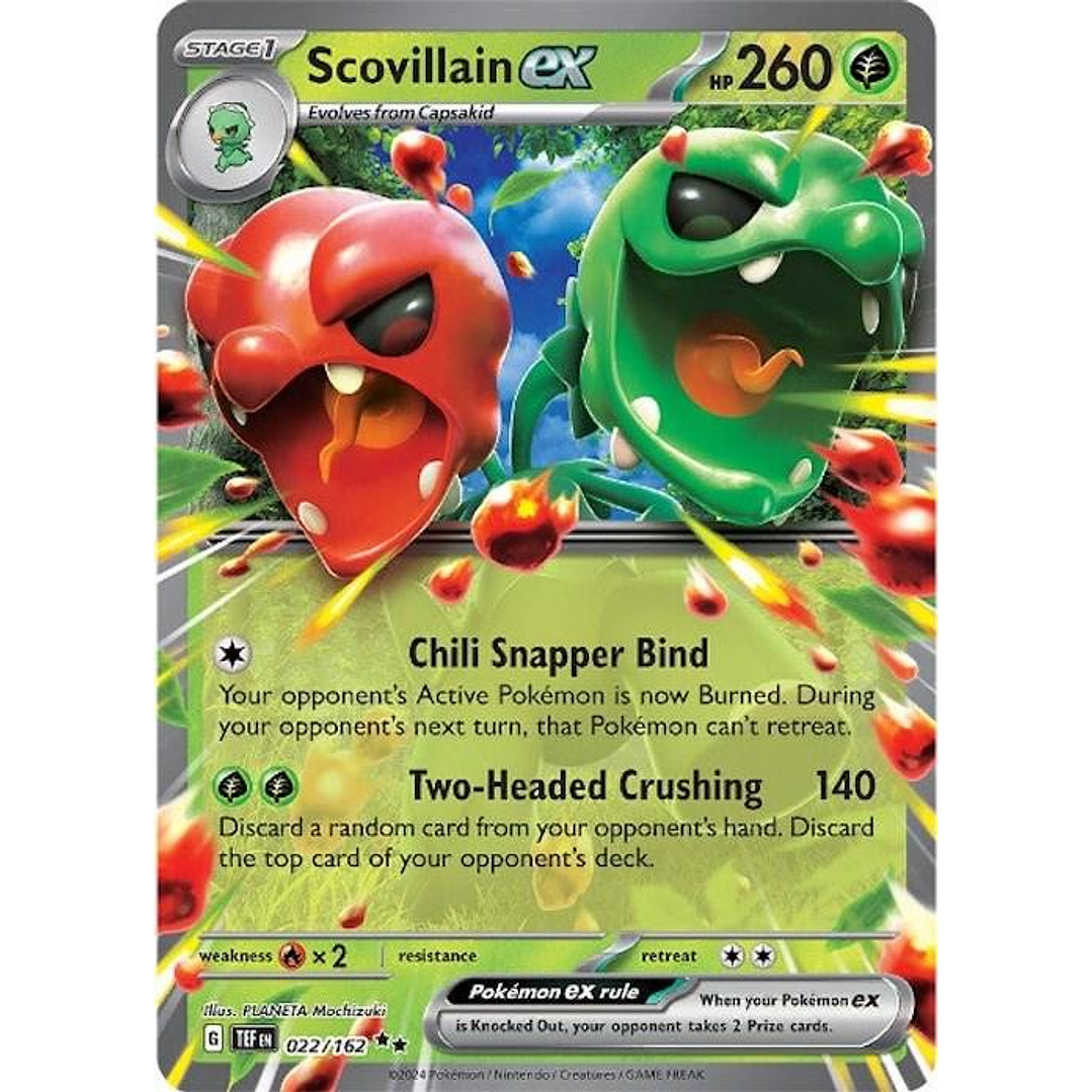 Scovillain ex #22/162 Pokémon Temporal Forces 1
