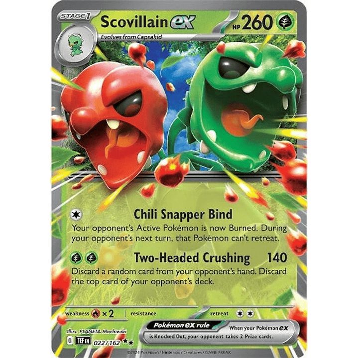 Scovillain ex #22/162 Pokémon Temporal Forces 1