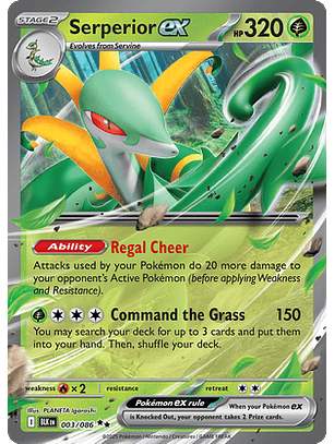 Serperior ex #3/86 Black Bolt