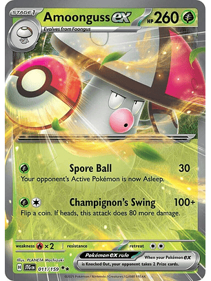 Amoonguss ex #11/159 Pokémon Journey Together