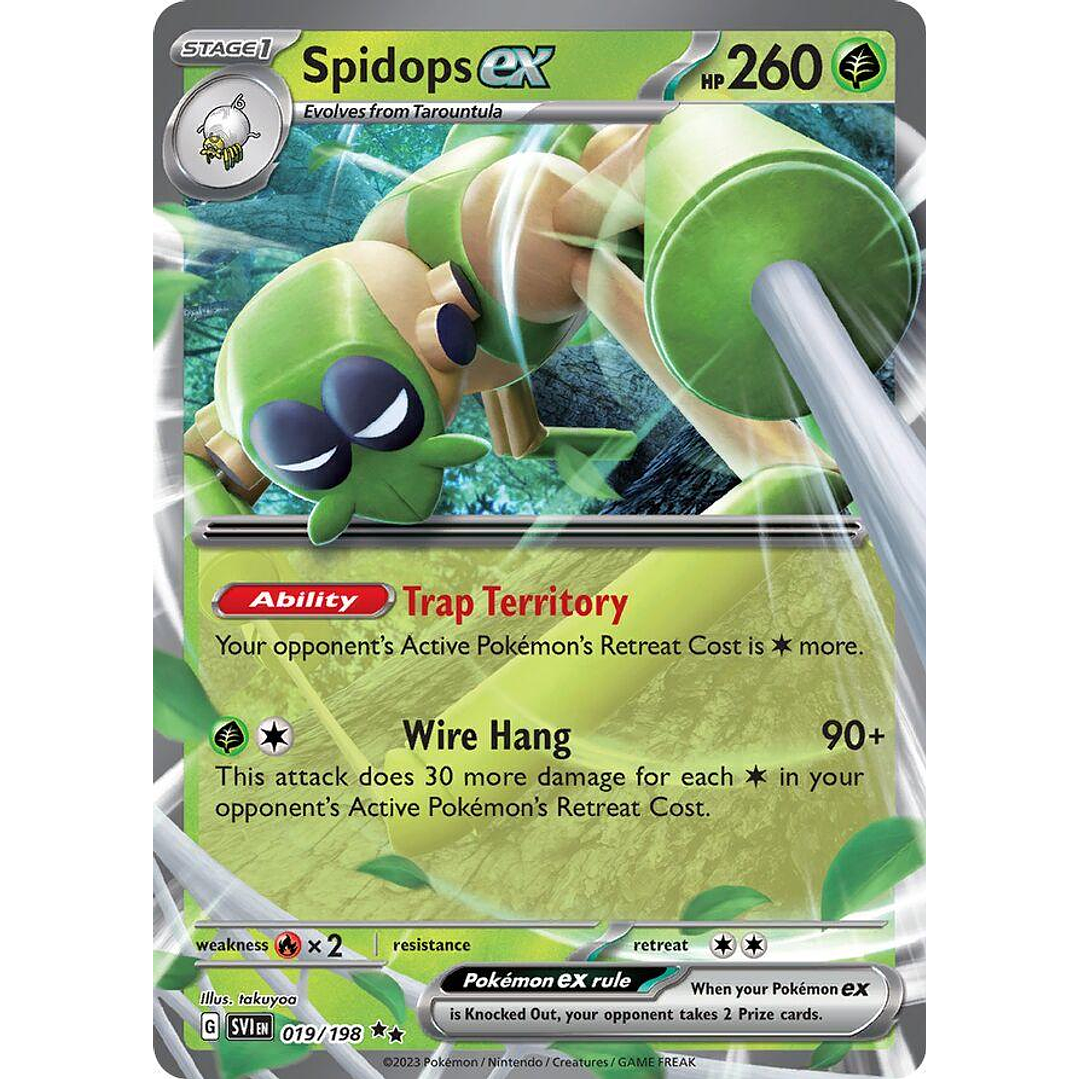 Spidops ex #19/198 Pokémon Scarlet & Violet 1