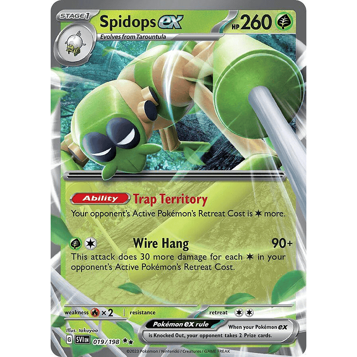 Spidops ex #19/198 Pokémon Scarlet & Violet 1