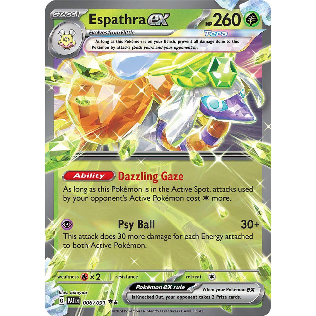 Espathra ex #6/91 Pokémon Paldean Fates 1
