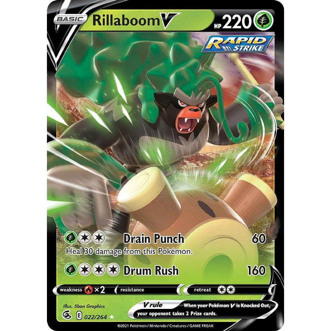 Rillaboom V #22/264 Pokémon Fusion Strike 1