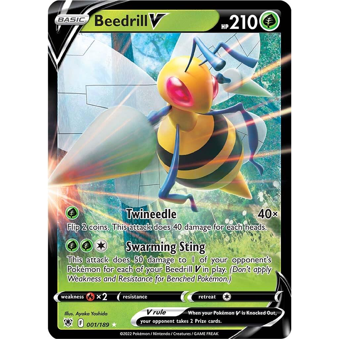Beedrill V #1/189 Pokémon Astral Radiance 1