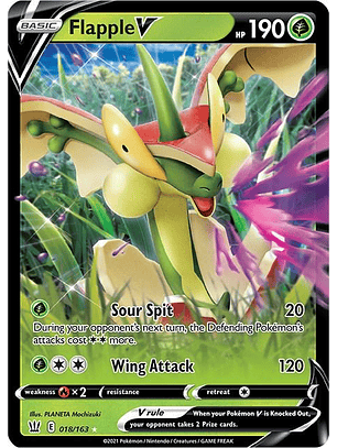 Flapple V #18/163 Pokémon Battle Styles