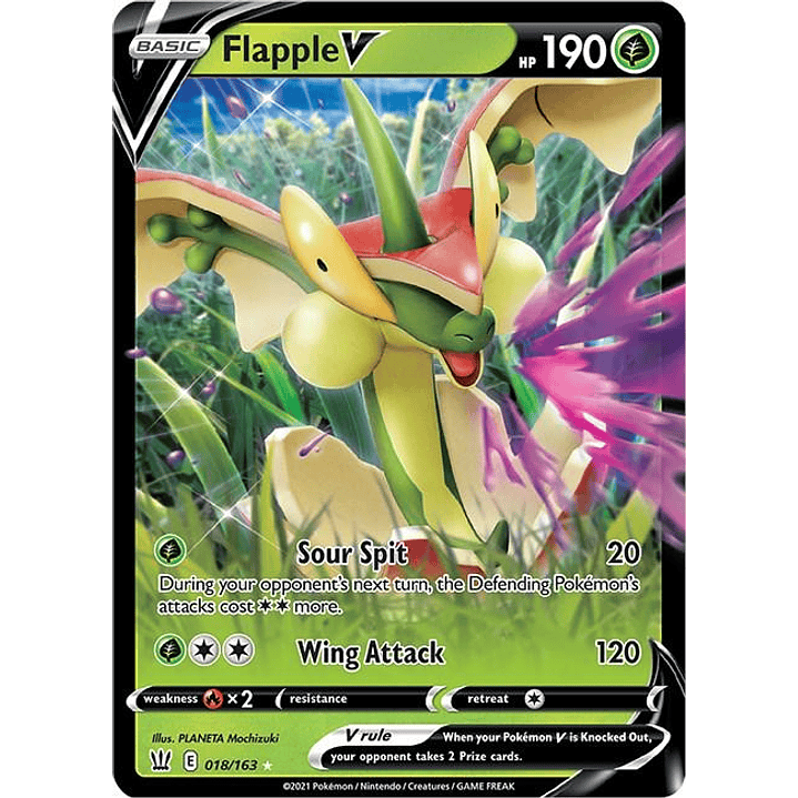 Flapple V #18/163 Pokémon Battle Styles 1