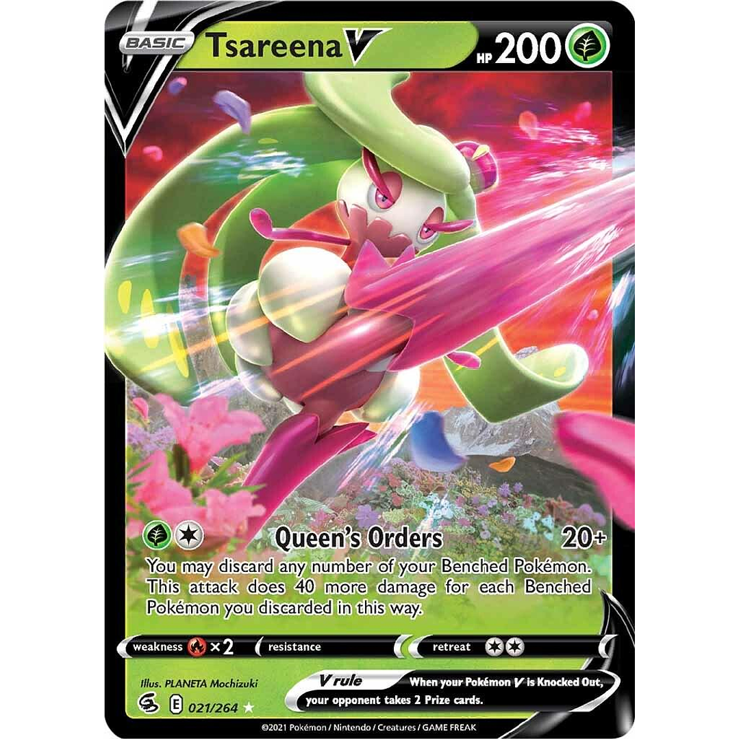 Tsareena V #21/264 Pokémon Fusion Strike 1