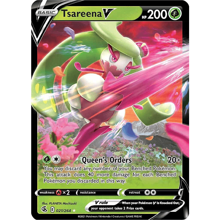 Tsareena V #21/264 Pokémon Fusion Strike 1