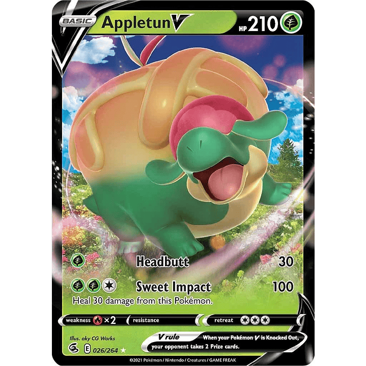 Appletun V #26/264 Pokémon Fusion Strike 1
