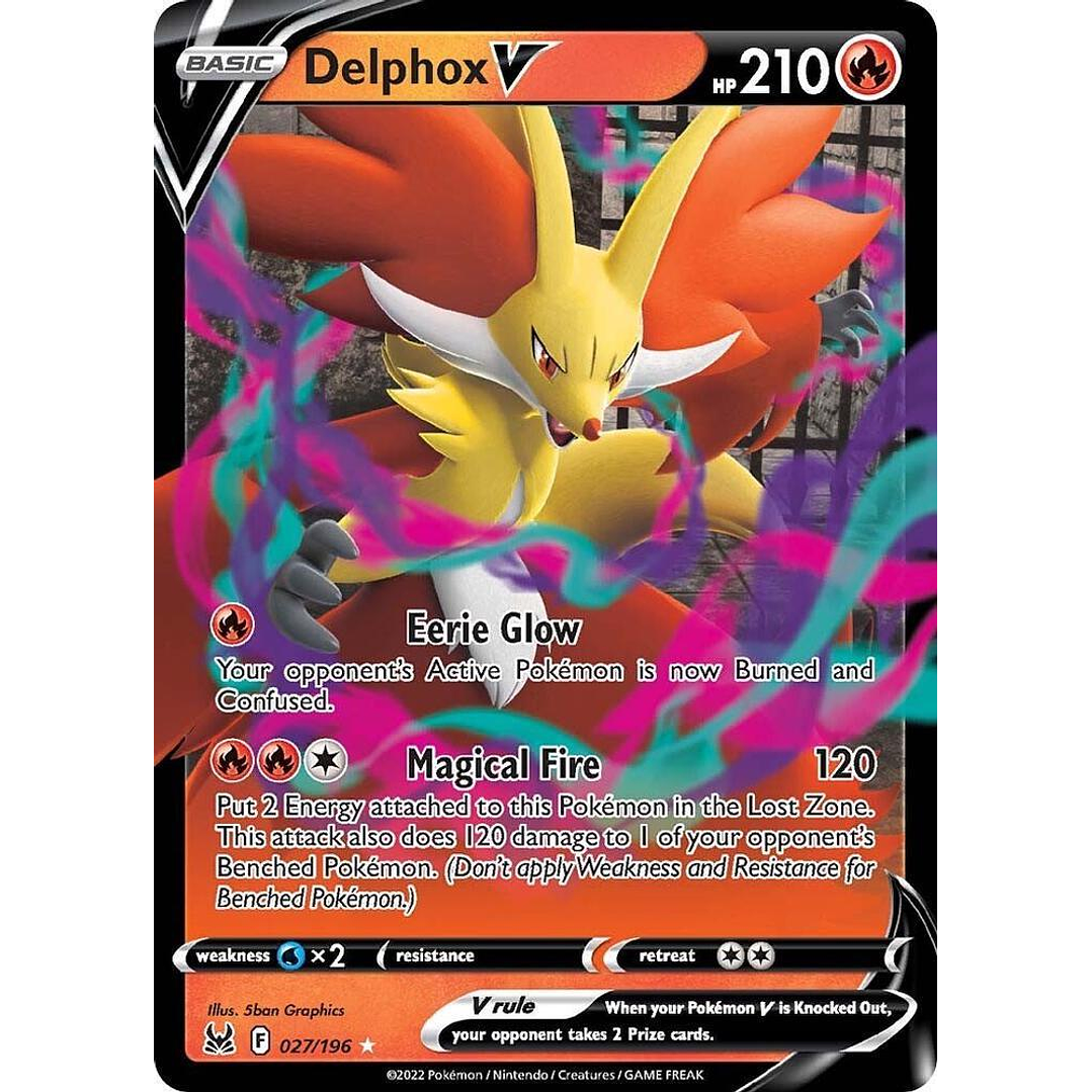 Delphox V #27/196 Pokémon Lost Origin 1